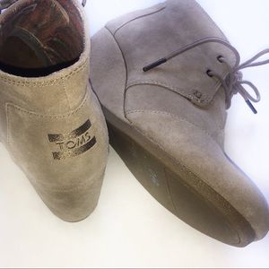 🆕Toms Desert Wedge Booties